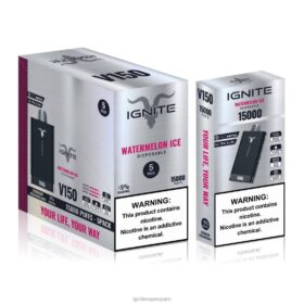 IGNITE V150 paquete de 5 bolígrafos vaporizadores hielo de sandia 8TR6J94 Ignite Vape Madrid