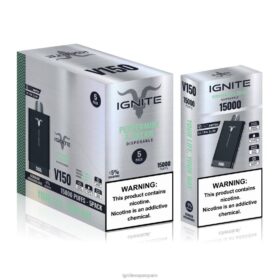 IGNITE V150 paquete de 5 bolígrafos vaporizadores menta y crema 8TR6J88 Ignite Vape Sabores