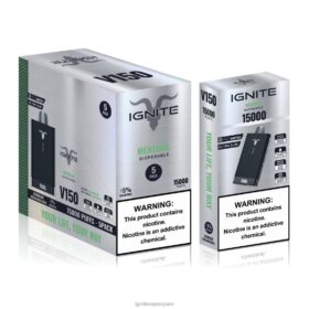 IGNITE V150 paquete de 5 bolígrafos vaporizadores mentol 8TR6J87 Ignite Tienda