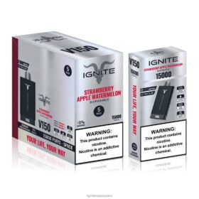 IGNITE V150 paquete de 5 bolígrafos vaporizadores sandía manzana fresa 8TR6J91 Ignite Vape Spain