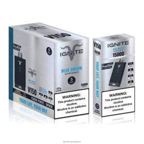 IGNITE V150 paquete de 5 bolígrafos vaporizadores sueño azul 8TR6J81 Ignite Vape Spain