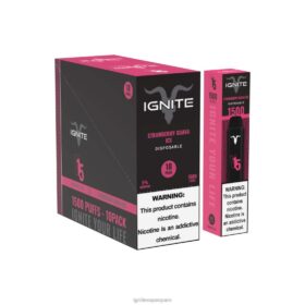IGNITE V15 paquete de 10 bolígrafos vaporizadores hielo de guayaba y fresa 8TR6J105 Ignite Vape Barcelona