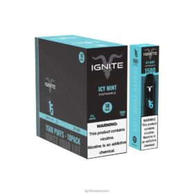 IGNITE V15 paquete de 10 bolígrafos vaporizadores menta helada 8TR6J102 Ignite España
