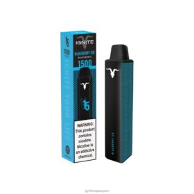 IGNITE V15 pluma vaporizador hielo de arándanos 8TR6J108 Ignite Vape Sabores
