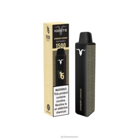 IGNITE V15 pluma vaporizador limonada de arándanos 8TR6J110 Ignite Vape Reseña