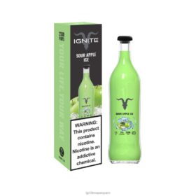 IGNITE V25 pluma vaporizador hielo de manzana agria 8TR6J118 Ignite Vape Sabores