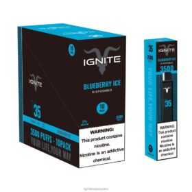 IGNITE V35 paquete de 10 bolígrafos vaporizadores hielo de arándanos 8TR6J119 Ignite Precio