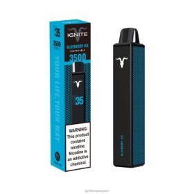 IGNITE V35 pluma vaporizador hielo de arándanos 8TR6J130 Ignite Vape Reseña