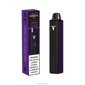 IGNITE V35 pluma vaporizador hielo de frambuesa azul 8TR6J131 Ignite Vape Spain