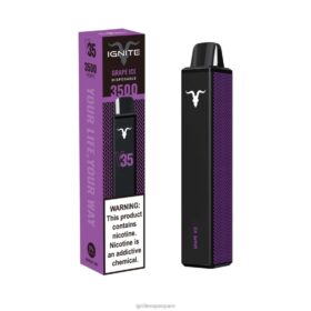 IGNITE V35 pluma vaporizador hielo de uva 8TR6J133 Ignite Vape España