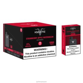 IGNITE V60 paquete de 10 bolígrafos vaporizadores sandía manzana fresa 8TR6J25 Ignite Vape Barcelona