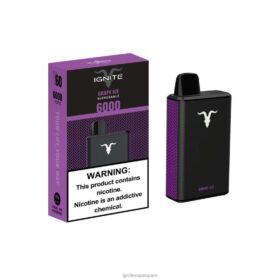 IGNITE V60 pluma vaporizador hielo de uva 8TR6J32 Ignite España