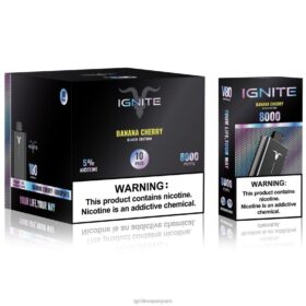 IGNITE V80 paquete de 10 bolígrafos vaporizadores cereza de plátano 8TR6J6 Ignite Vape Precio