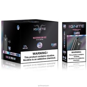 IGNITE V80 paquete de 10 bolígrafos vaporizadores hielo de sandia 8TR6J65 Ignite Vape Barcelona