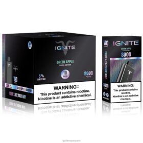 IGNITE V80 paquete de 10 bolígrafos vaporizadores manzana verde 8TR6J59 Ignite Precio