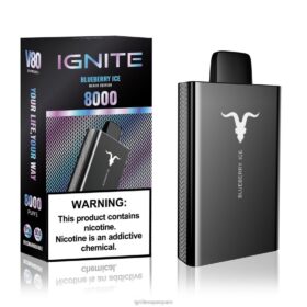 IGNITE V80 pluma vaporizador hielo de arándanos 8TR6J41 Ignite Vape Spain